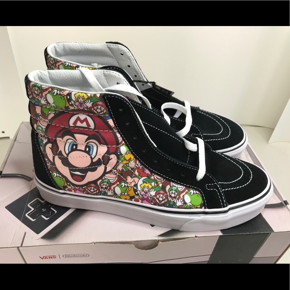 mario bros vans shoes